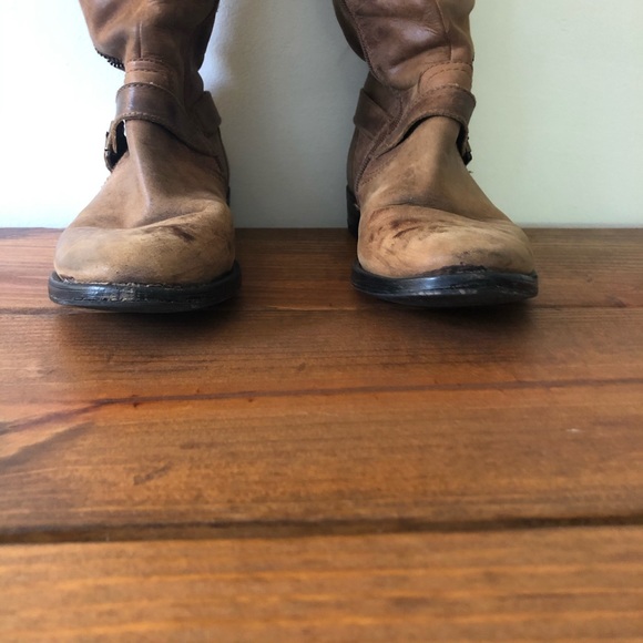 Steve Madden Sinclair Cognac Boots - Picture 3 of 8